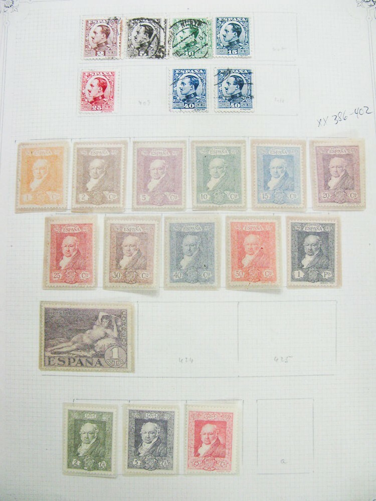 Spain Stamp Collection Mint And Used