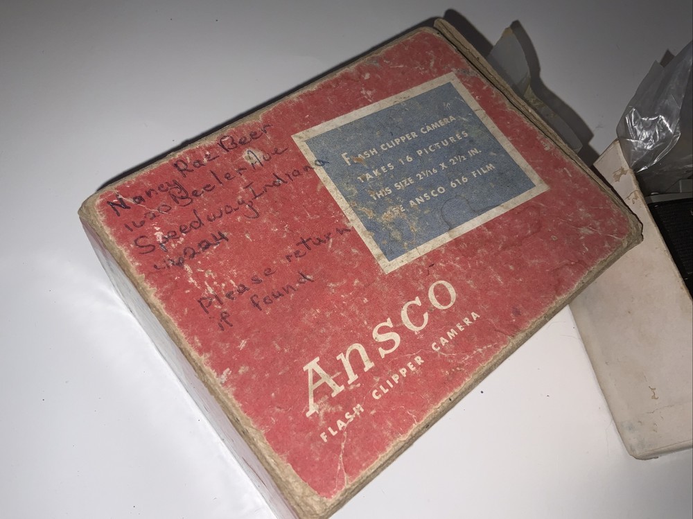 Vintage Ansco Flash Clipper Camera with Box
