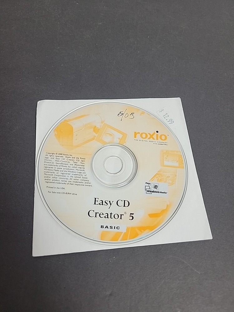 Roxio Easy CD & DVD Creator 5 Basic Edition - Windows XP