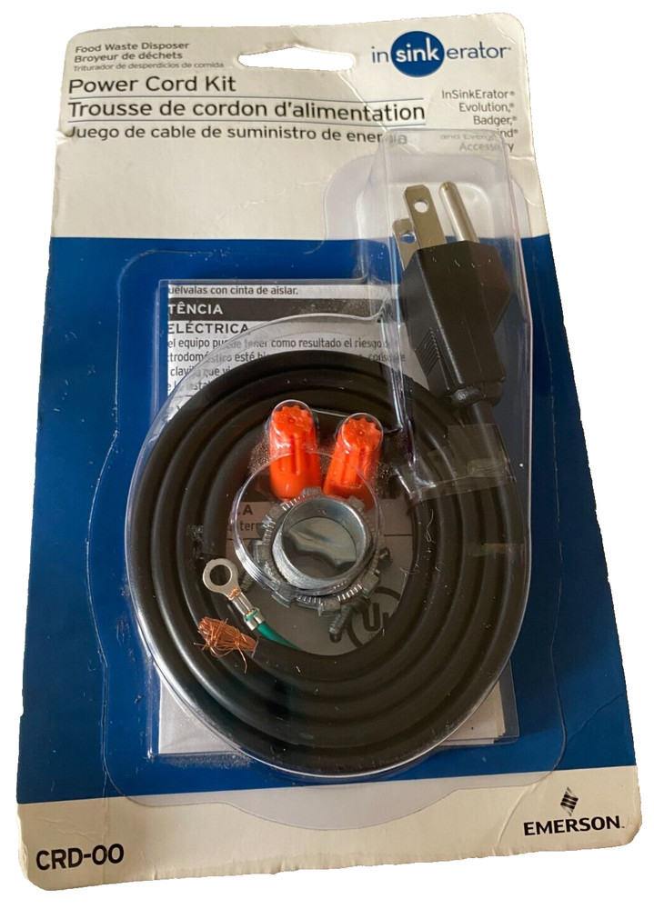 Insinkerator Power Cord Kit, CRD-00 NEW