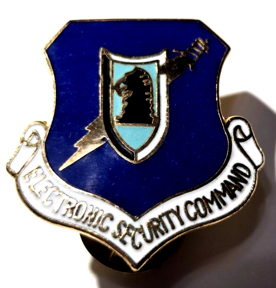 USAF patches & Pins - Electronic Security Command (1" size lapel pin)