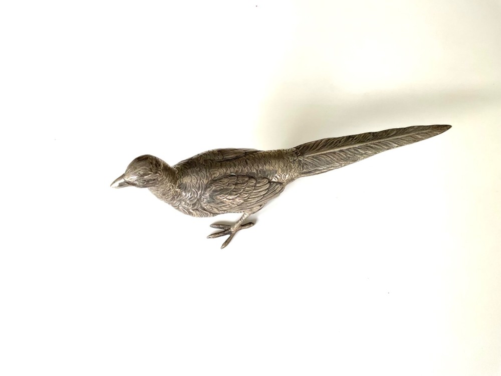Antique German solid 830 silver Bird Animal Figure