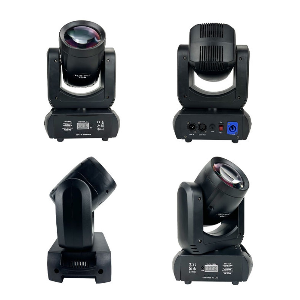 4pcs 200W LED Moving Head Beam Light DMX512 DJ Disco Stage Effect Lighting