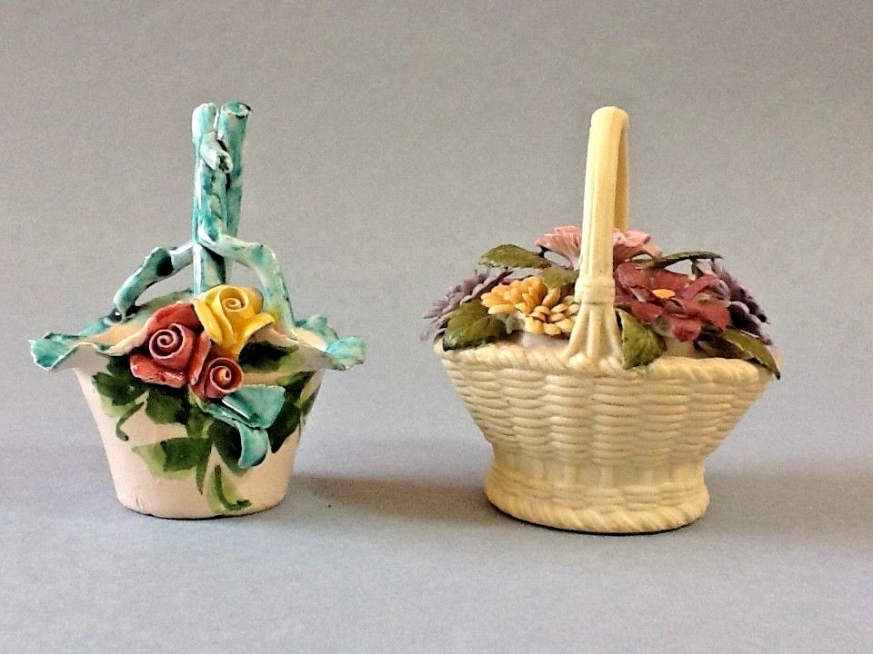 Two Cute Little Decorative Baskets