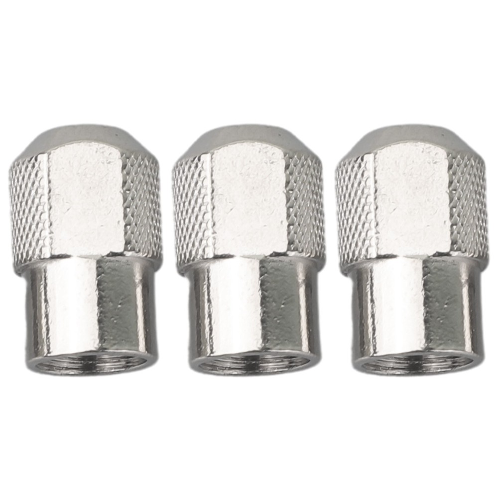 3*Chuck Nut Collet Electric Grinder Accessories Rotary Tools Gadgets Silver