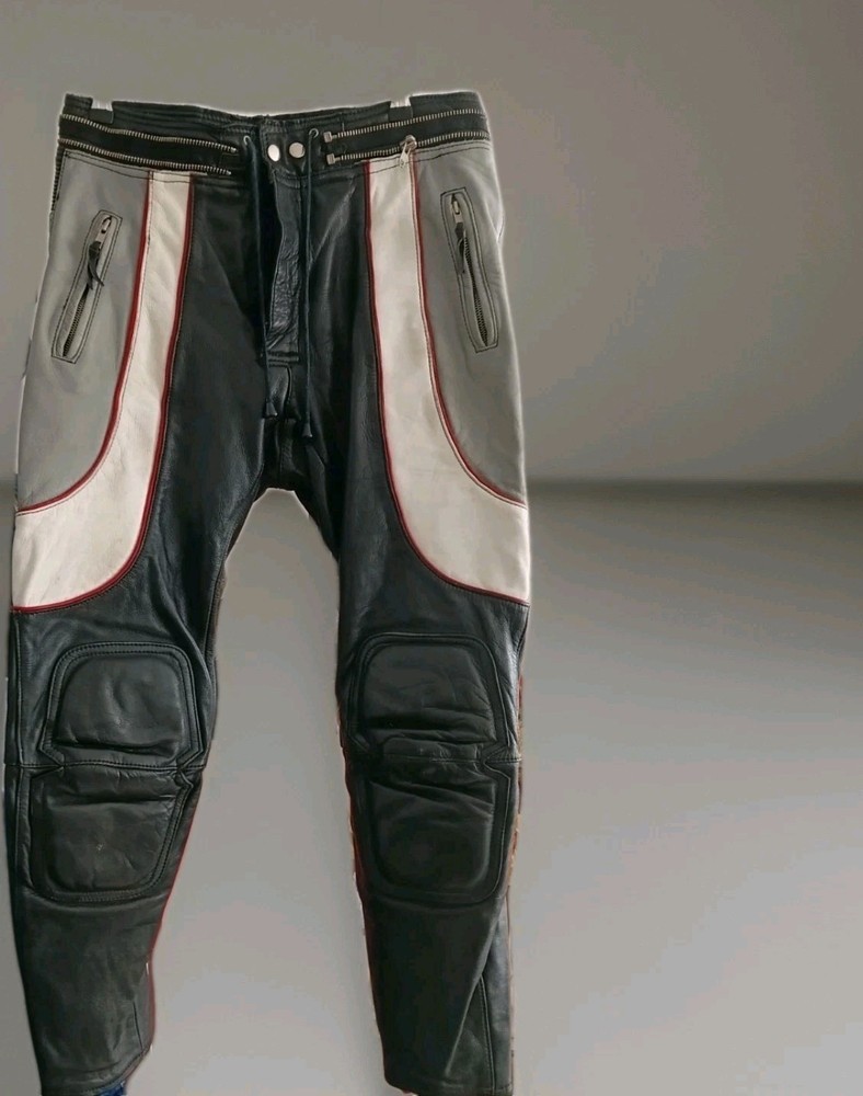 Motorcycle Leather Trousers Handmade
