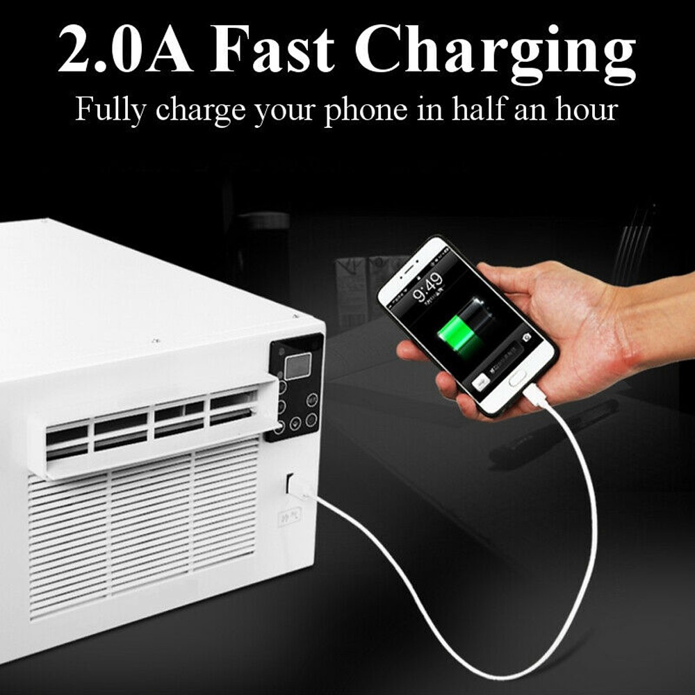 Portable 1100W Refrigerated Air Conditioner Cooler & Warmer With Timer Remote US