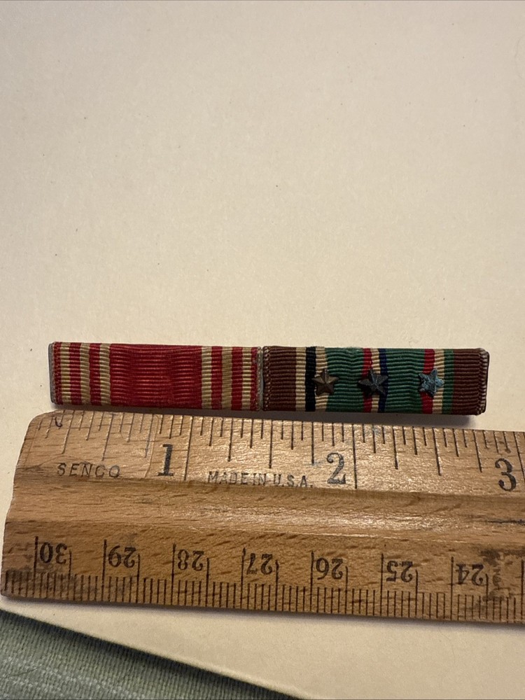 WW2 Original ETO 3 Battle Stars