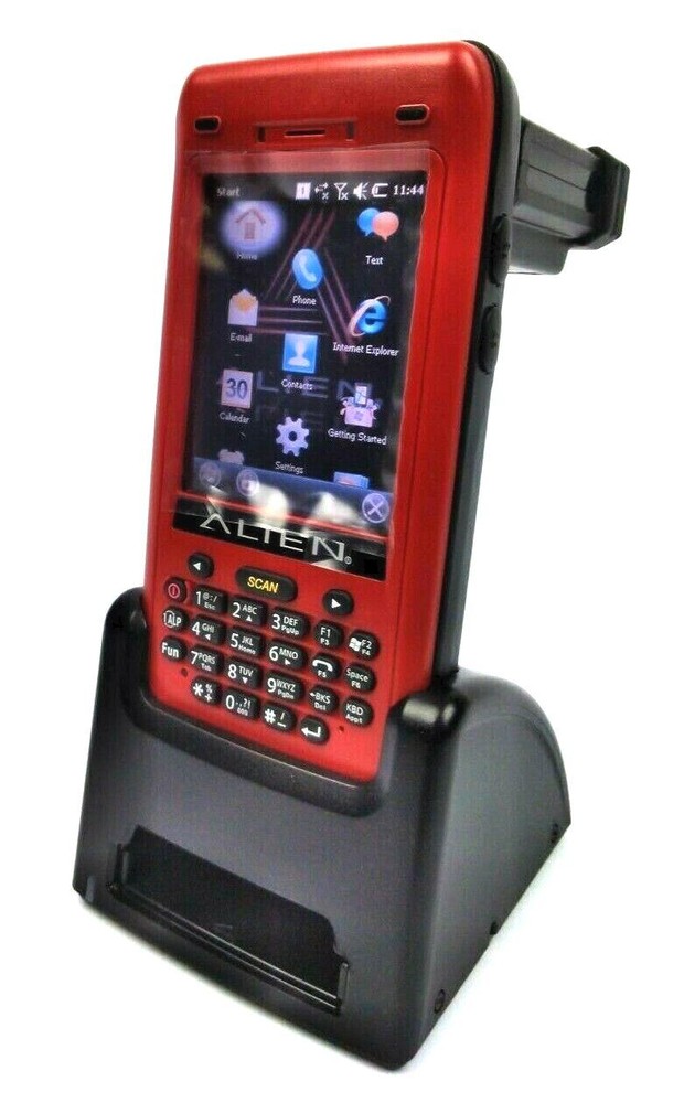 Alien ALH-9010 Mobile Computer RFID Handheld Reader with Cradle & Scan Handle
