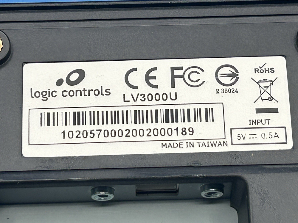 BEMATECH LOGIC CONTROLS LVS3000U