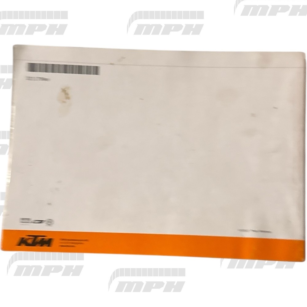 2012 KTM Duke 125 – Owners Manual Book Guide