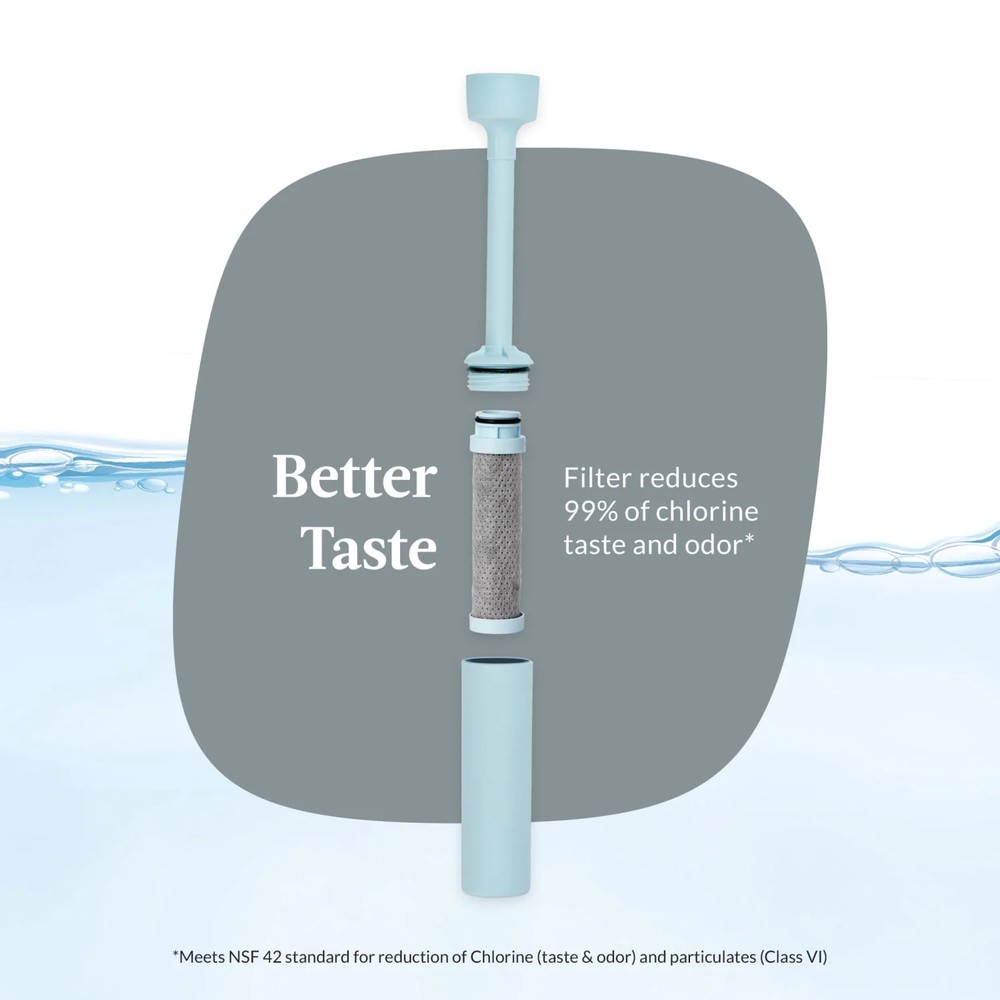 24 oz. Wells Plastic Filter Water Bottle - Salt