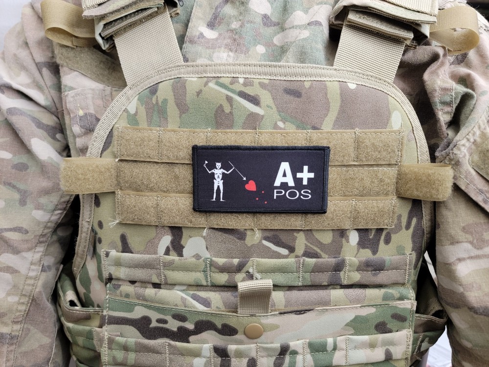 Backbeard 2x4 Bloodtype Tactical Patch