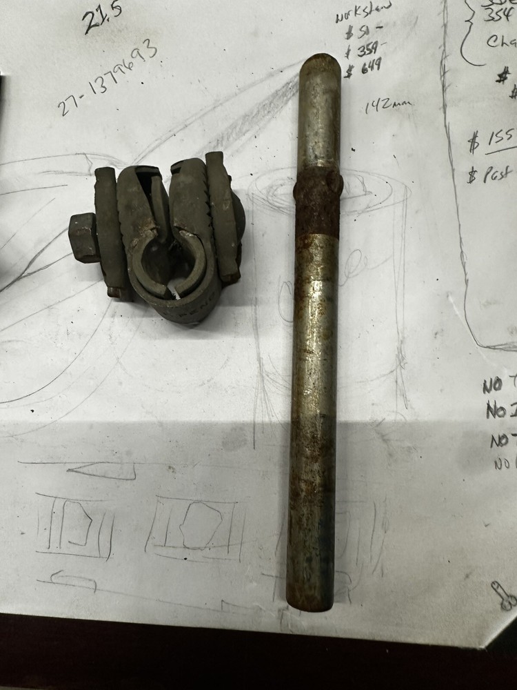 "COLUMBA Vintage  Seatpost 8"