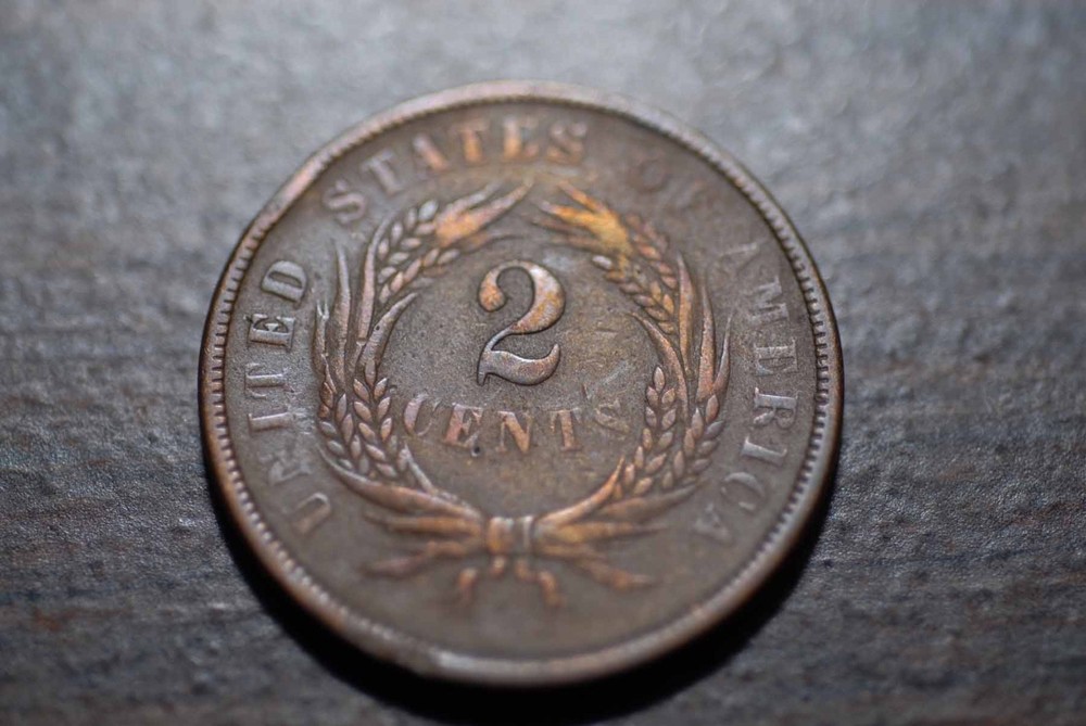 1867 Two Cent Piece, VG
