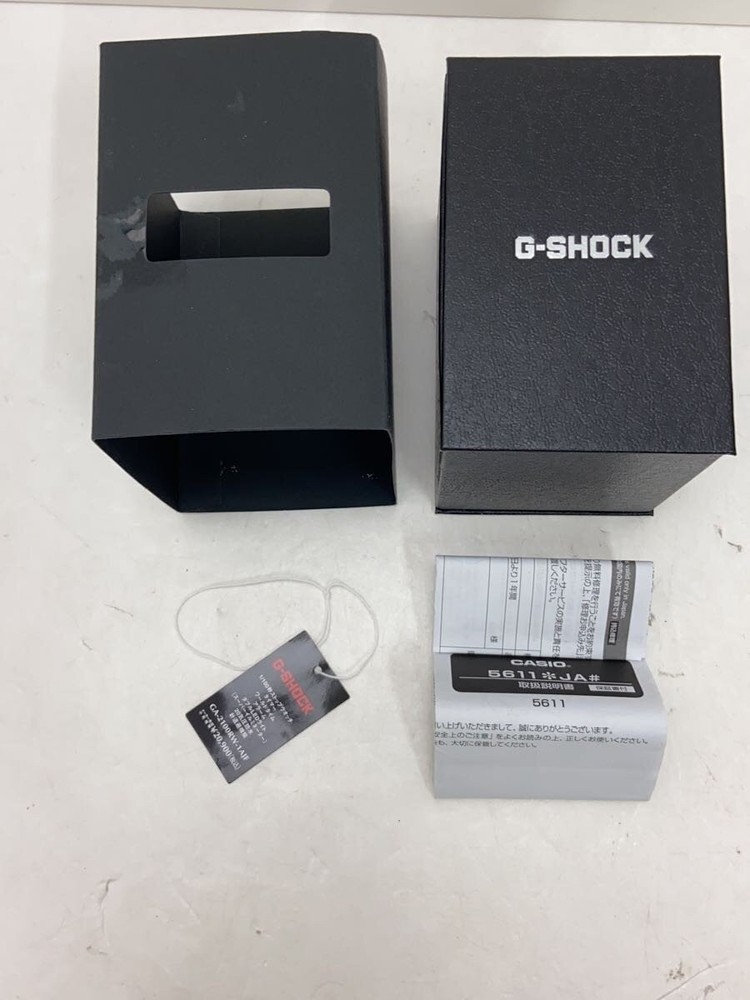 CASIO Quartz Wristwatch G SHOCK Analog Rubber Black