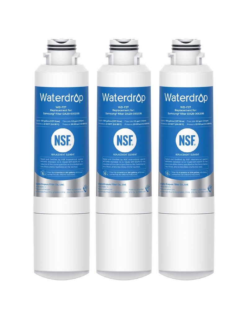 Waterdrop DA29-00020B Refrigerator Water Filter, Replacement for Samsung HAF-CIN