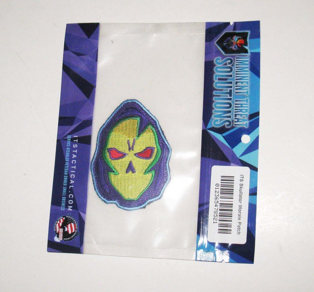ITS Imminent Threat Solutions Skeletor Skullator Tactical Morale Patch RARE