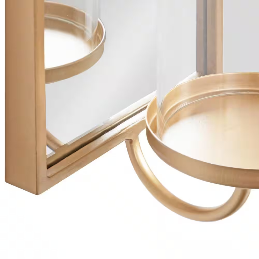 Ezerin Gold Candle Sconce