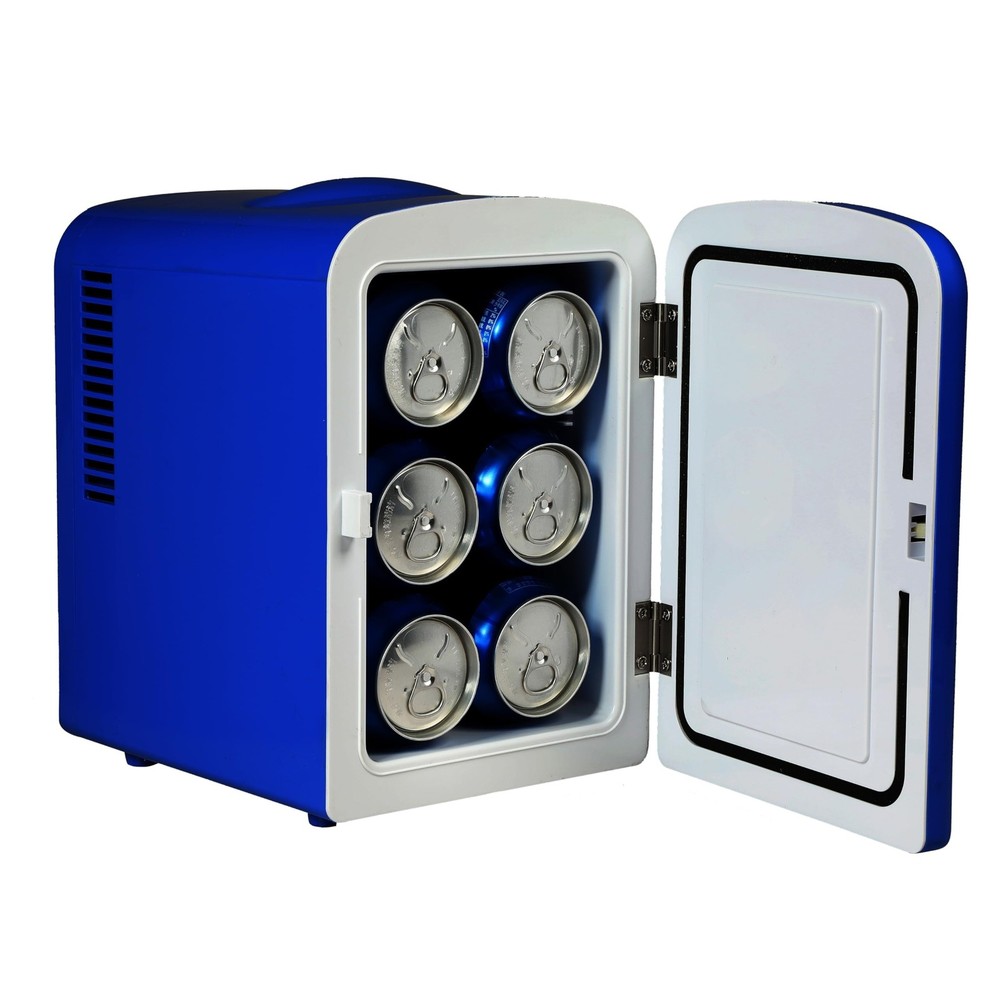 Pepsi 6-can Mini Fridge, BLUE, 4 liters