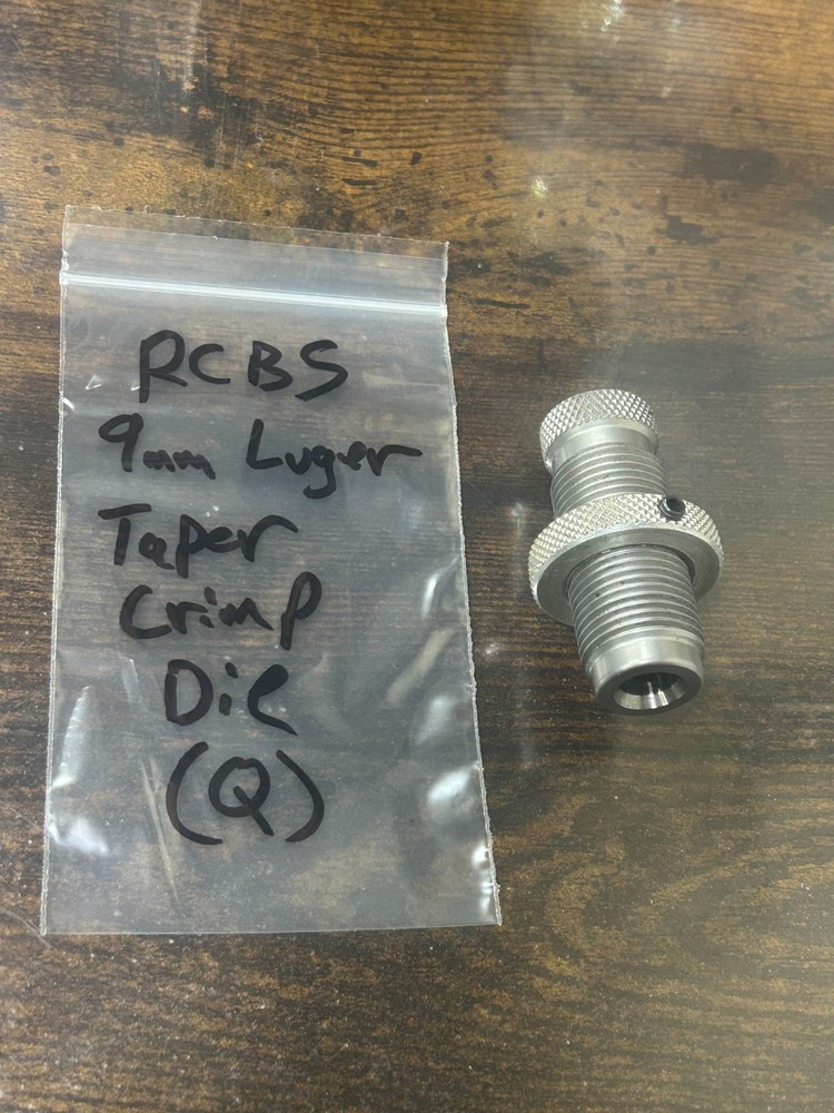 RCBS Taper Crimp Die for 9mm Marked (Q)