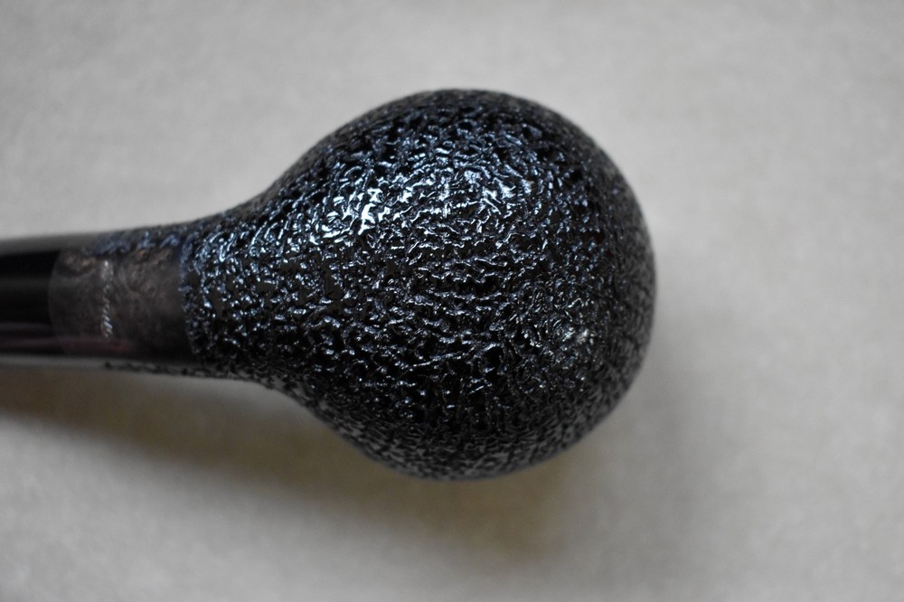 Moretti Pipe Super Magnum Black Rusticated Freehand