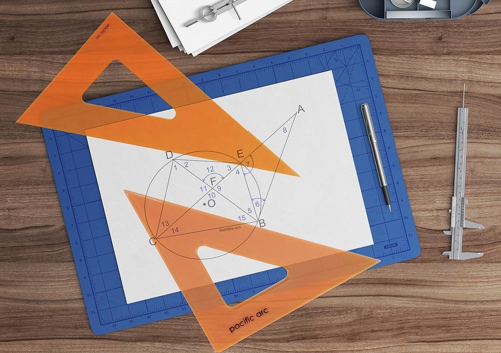 Pacific Arc's Scholastic Triangle - 6 inch - Fluorescent - 30/60 Angle