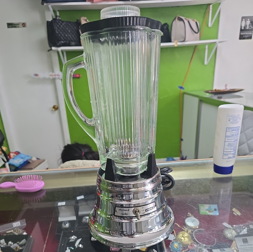 Waring Pro Commercial Blender Model 34BL87 Complete Chrome