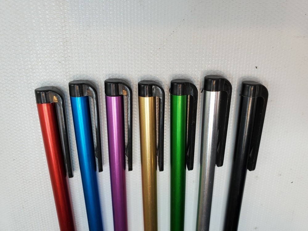 2 Pack Stylus for Android or iPhone touchscreen - Tablet - Various colors - New