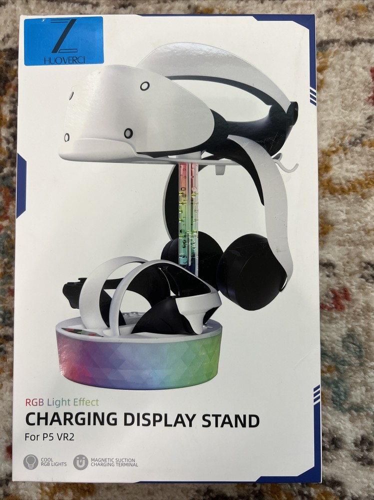 RGB Light Effect Charging Display Stand For P5 VR2