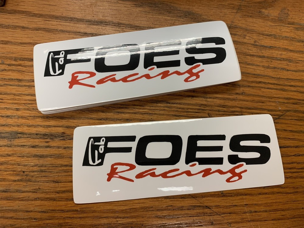 Foes Racing Stickers 