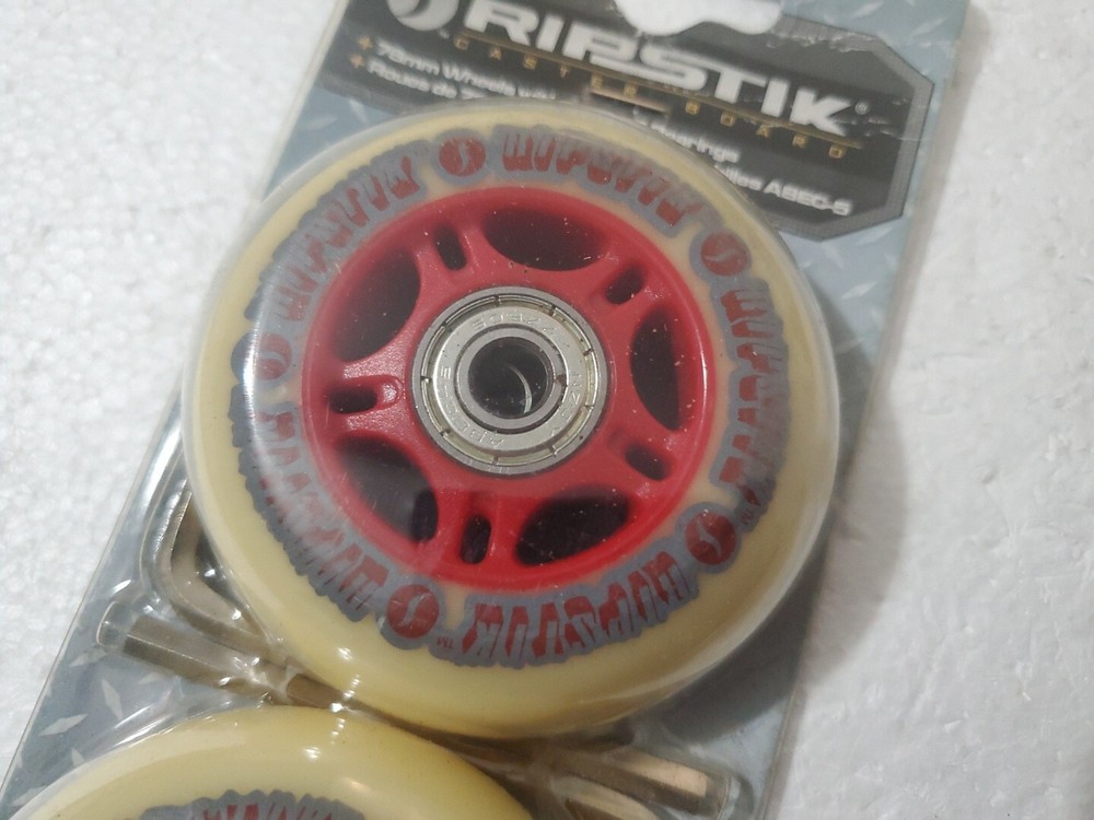2 PCS Replacement Razor RipStik Caster Board Wheels (76mm with Bearings)
