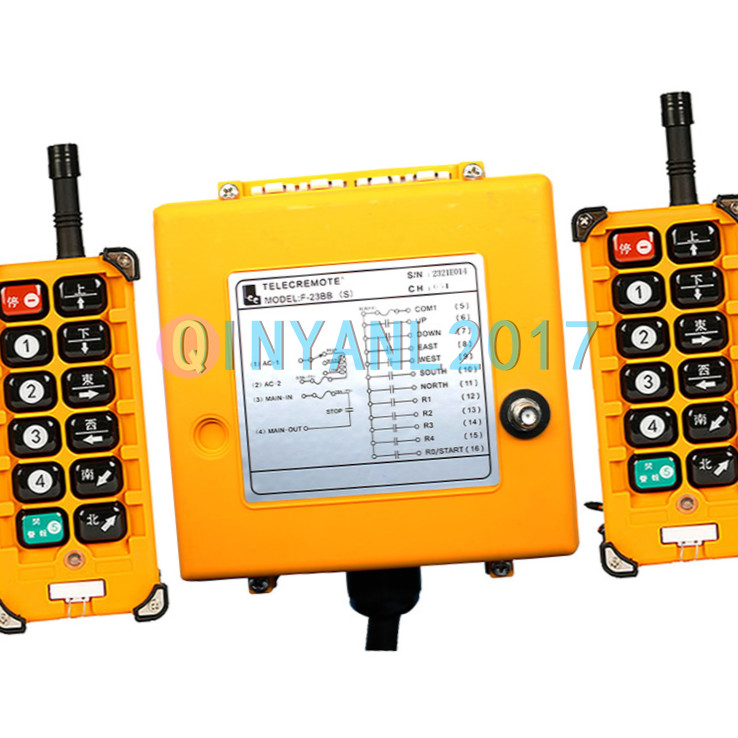 F23-BB(S) Industrial Crane wireless Remote Control 2 Transmitter+1 Receiver 220V