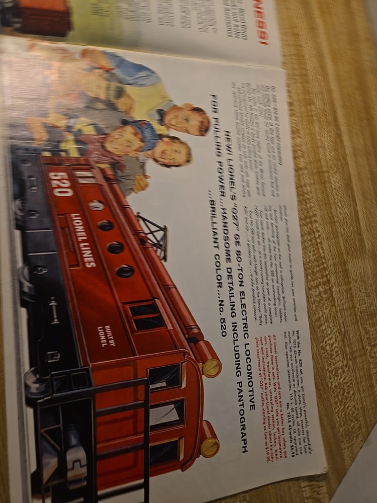 Lionel 1956 Original Catalog