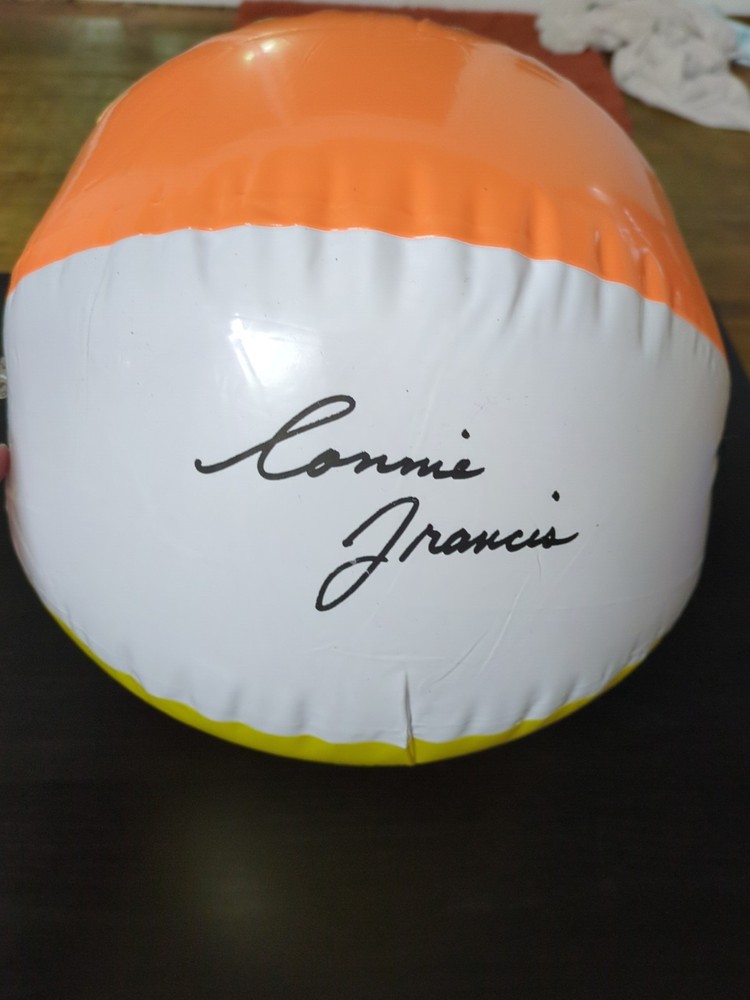 Connie Francis Autographed Signed Beach Ball