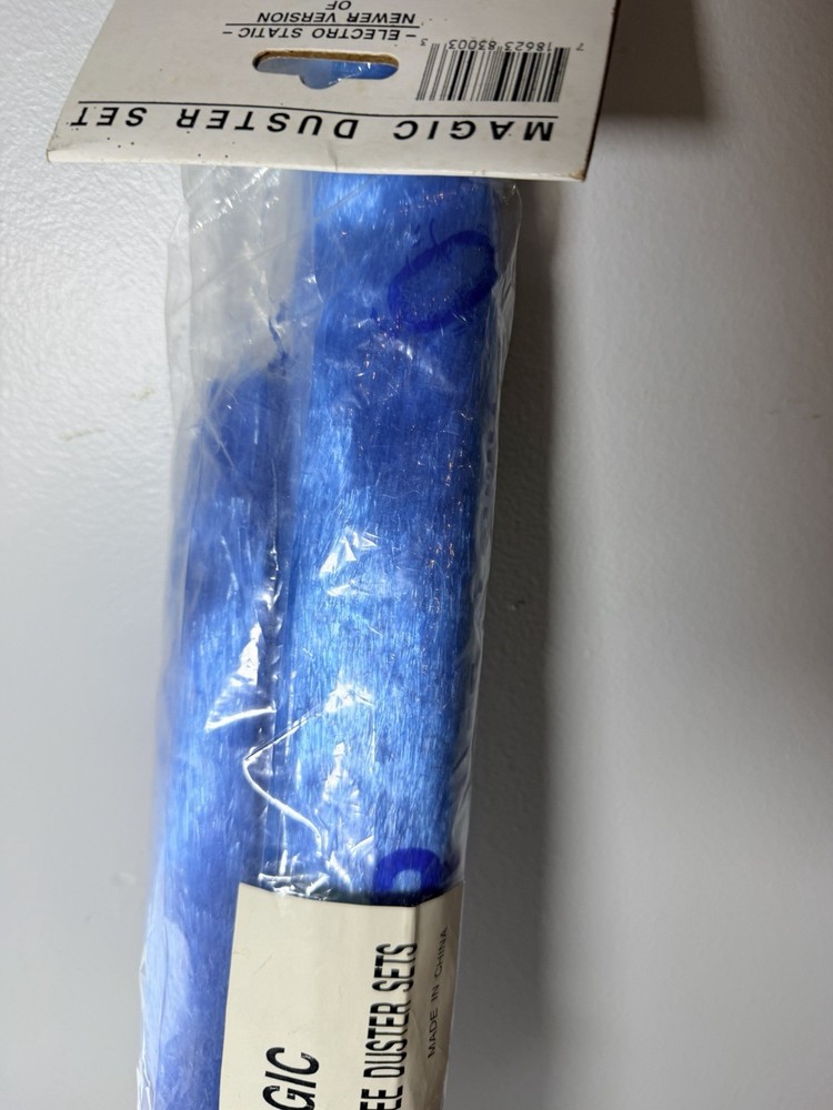 Original Magic Duster New Vintage 3 Piece Set Electrostatic Blue