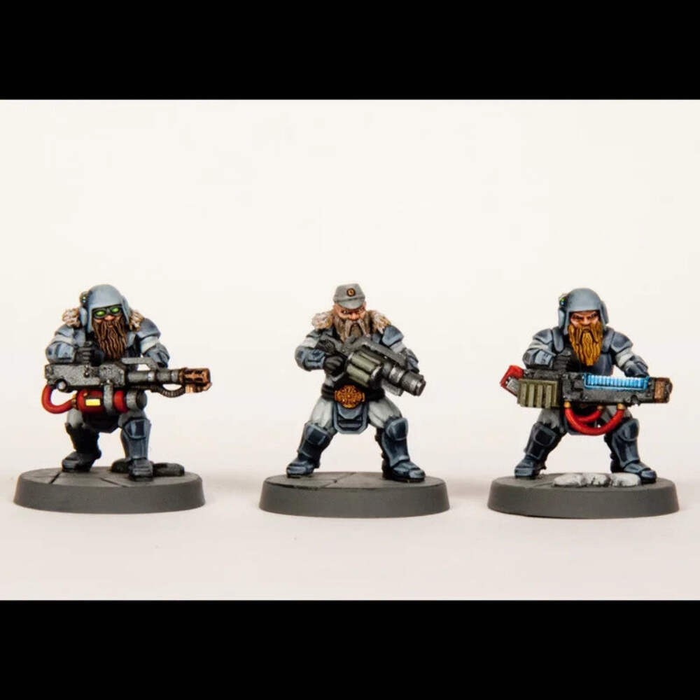 Death Fields: Einherjar – 28mm Sci-Fi Space Dwarf Miniatures (Squat Proxies)