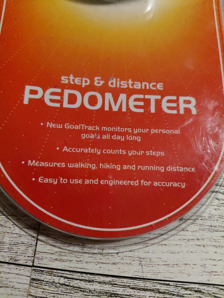 Sportline Step & Distance Pedometer Dual Function Easy To Use (Need Battery)