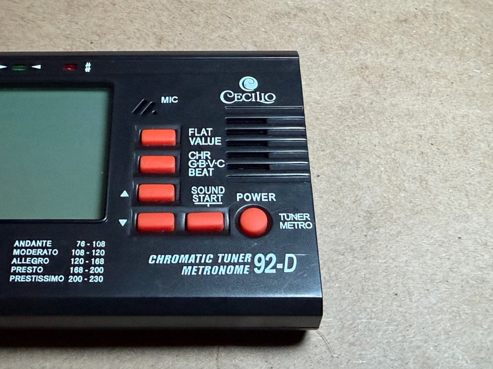 Cecilio 92-D Chromatic Tuner and Metronome