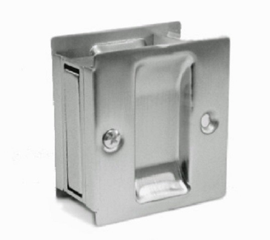 SATIN CHROME POCKET DOOR PULL PASSAGE SLIDING DOORS Deltana SDP25U26D