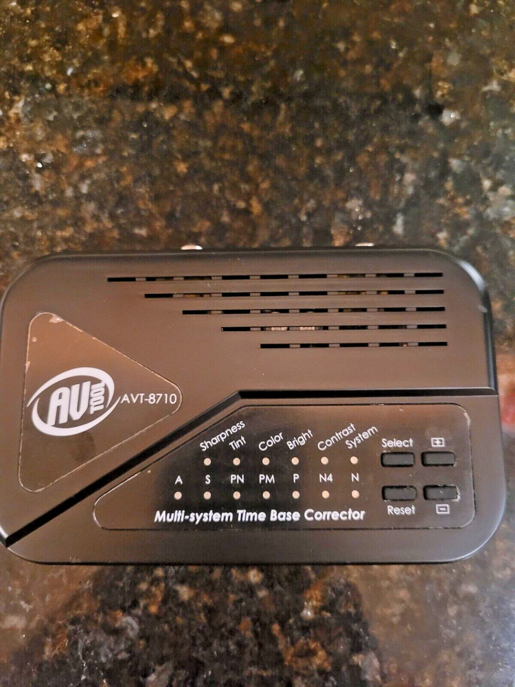 AV Tool TBC AVT-8710 Multi-system Time Based Corrector "RARE" "HARD TO FIND"