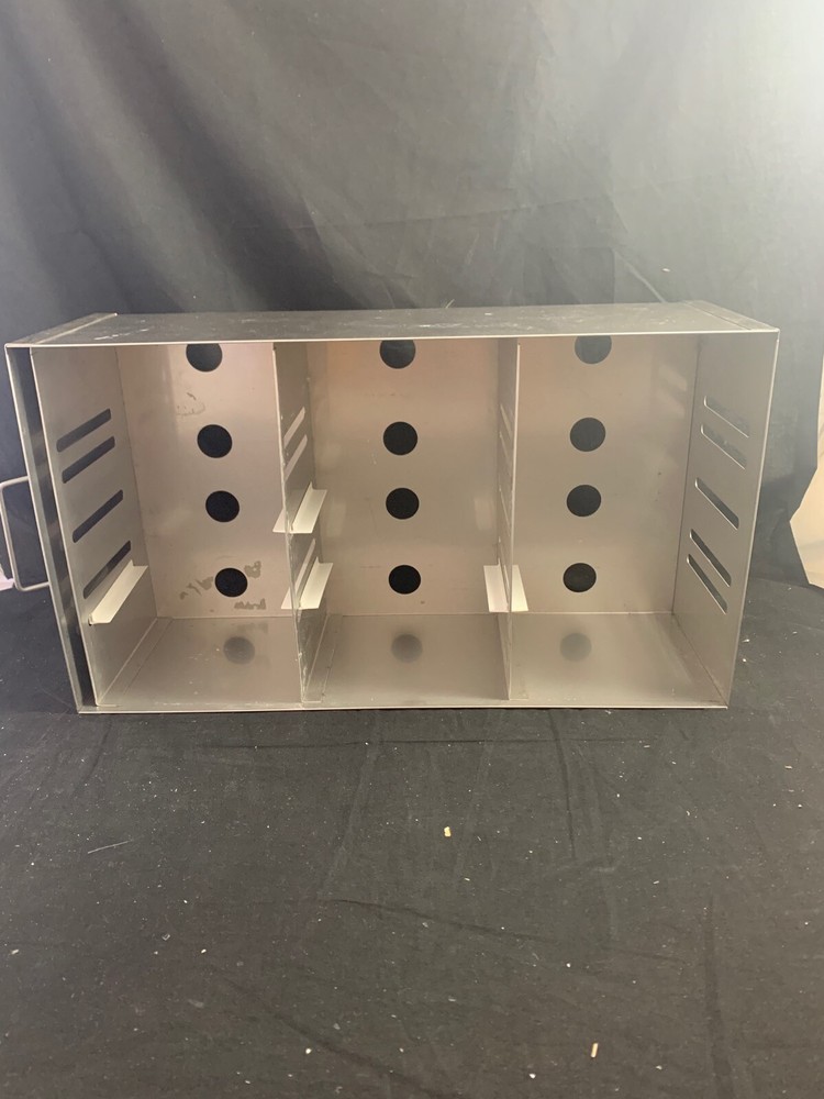 Laboratory Stainless Cryogenic Adjustable Side Access Cryo Rack  1/PK