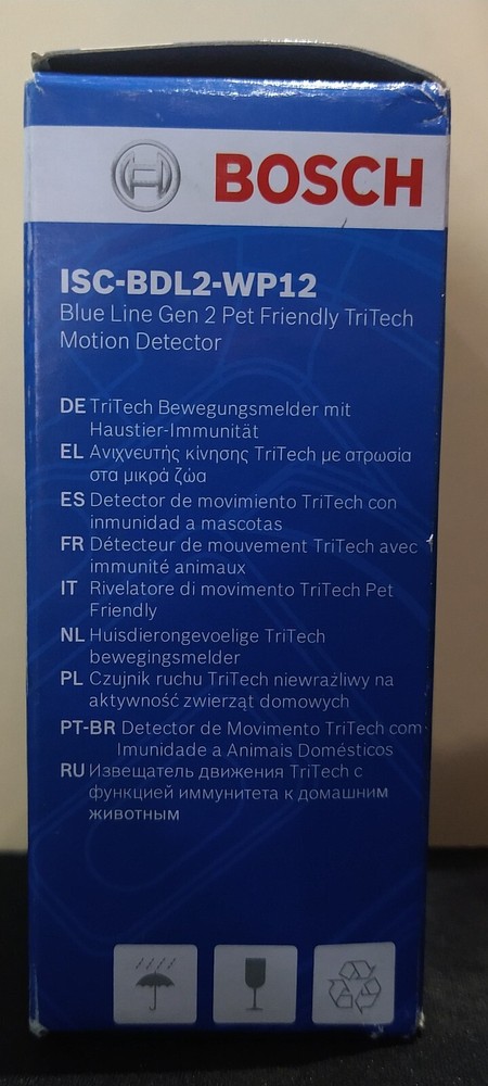 Bosch Blue Line Gen 2 Pet Friendly TriTech Motion Detector