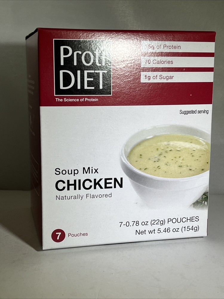 Proti Diet Creamy Chicken Soup Mix Meal Replacement seven pack