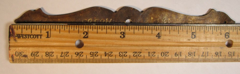 Large Escutcheon BackPlate Cabinet Drawer Pull Door Handle Antique Brass Cast