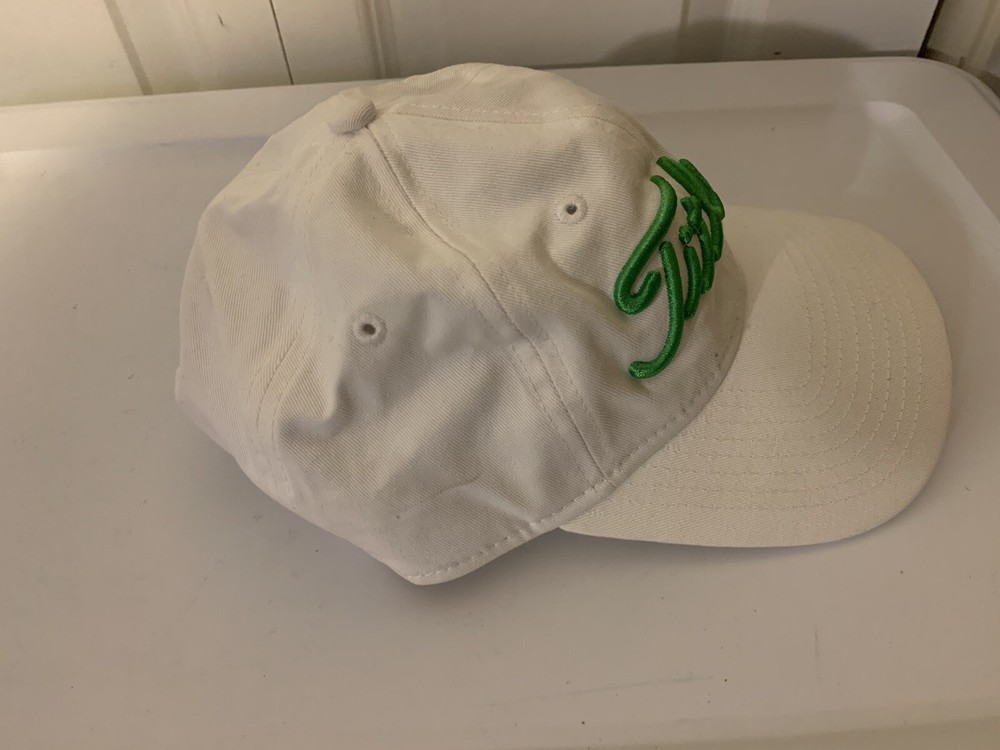 Titleist White Green writing Golf Hat Cap Adjustable Mayde Creek Rams OSFM