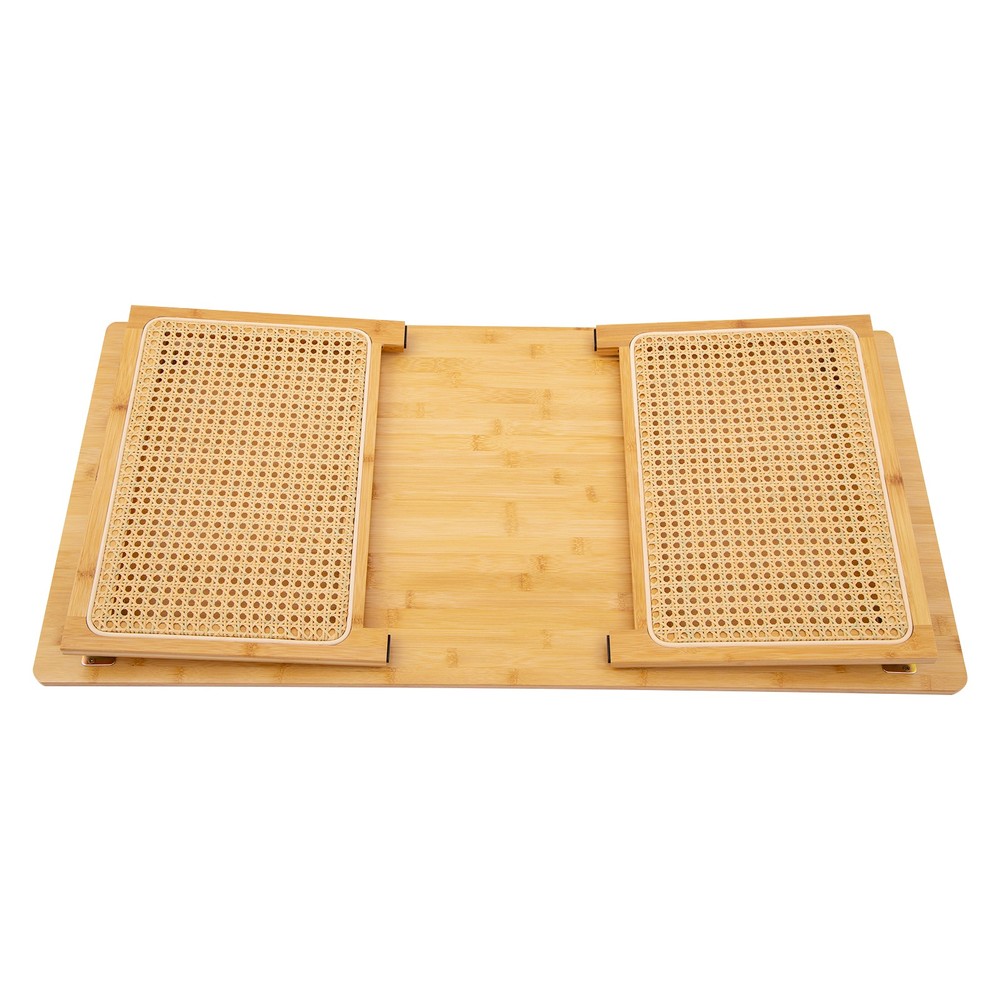 Floor Table Foldable Bamboo Low Table Imitation Rattan Table Tea Ceremony Table