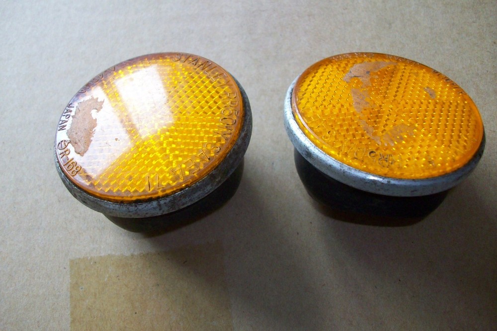 STANLEY FORK REFLECTORS , HONDA CB , Vintage  1972