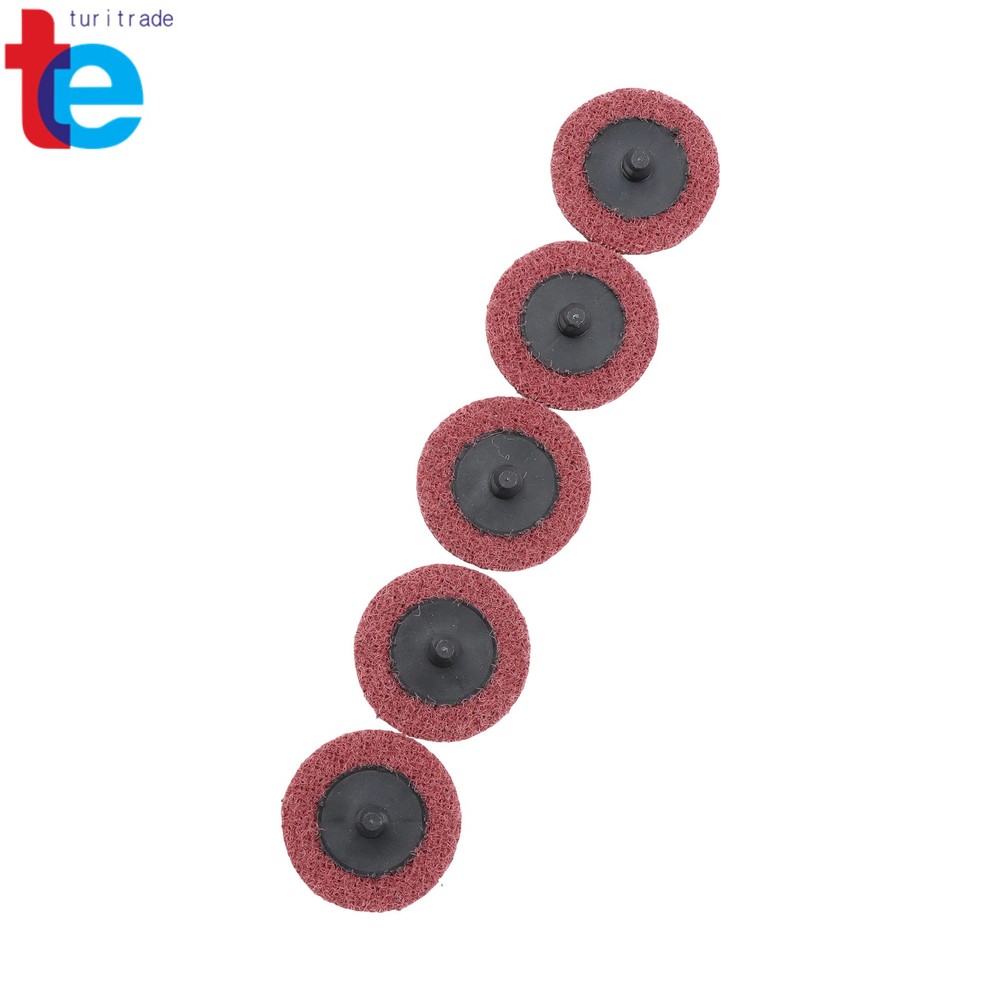 25 Pcs Quick Change Surface Conditioning Disc 2 Inch Red (Medium) Prep Pad