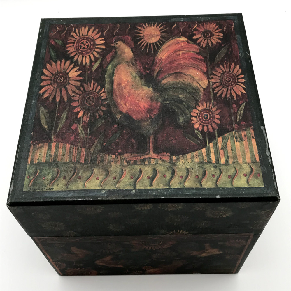 Bob’s Boxes Rise and Shine Rooster 3 Square Decorative Nesting Boxes